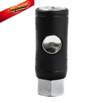 Rapidair K7220 Push Button Safety Air Quick Coupler, 1/4 Inch, Black. Fixed Price $25.32.