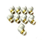Smc Kq2l16-04as Pneumatic Elbow Fitting Male 1/2" Bspt 16mm Tube Lot Of 9. Fixed Price $77.89.