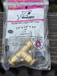 Sharkbite U362lfa 1/2 In. Push-to-connect Brass Tee Fitting. Fixed Price $4.99.