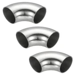 Patikil 3pcs 90 Degree Mandrel Bend Elbow, 1-3/8" Od Steel Exhaust 1-3/8 Inch. Fixed Price $23.38.
