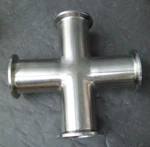 Vne 1 Tri Clamp Sanitary Fitting Equal Cross 316 Stainless. Fixed Price $24.99.