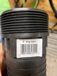 Dixon Hb300 3" Hose Shank X Male Npt Insert Polypropylene. Fixed Price $12.61.