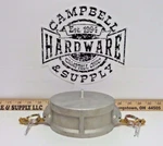 Camlock 4" Female Dust Cap Aluminum Tanker Septic Fluid. Fixed Price $45.00.