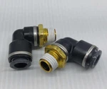 (2 Pack) Midland 690606sc 90 Male Elbow 3/8" Tube Od To 3/8"-18 Npt, Dot. Fixed Price $9.99.