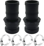 2pcs Camlock Fittings Poly Plastic E-100 1" Type E Standard Couplings Cam Lock F. Fixed Price $19.95.