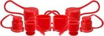 Dust Caps Plugs For 1/2" Flat Face Hydraulic Quick Connect Red, Silver. Fixed Price $25.99.