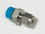 1 - Swagelok Stainless Steel Connector, 1/4" Tube X 9/16-18 Sae/ms, Ss-400-1-4st. Fixed Price $17.89.