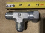 Parker Triple-lok 12 R6x-s Swivel Nut Run Tee Fitting. Fixed Price $12.40.