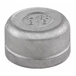 Manufacturer Varies 1/2 In Fnpt 304 Stainless Steel Cap, Class 150, Schedule 40. Fixed Price $10.14.