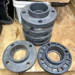 Lot Of 6 Spears S854-030 3" Socket Schedule 80 Pvc Van Stone Flange Ipex. Fixed Price $125.00.