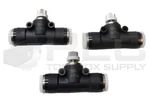 Lot Of 3 New Pisco Jsmu3/8 Flow Control Valve 3/8". Fixed Price $65.00.