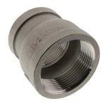 (ships Fast) 1-1/2" X 1-1/4" Npt Reducing Coupling Black Malleable Iron 150. Fixed Price $15.95.