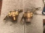 Lot Of 2 Dixon D125 Cam Lock Female Npt Coupling Brass 1 1/4. Fixed Price $21.55.