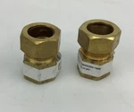 Qty 2 Anderson Brass Lead Free Flf 766 7/8 Compression X 3/4 Female Adapter Fs. Fixed Price $23.18.