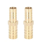 X Autohaux 2 Pcs 12mm To 10mm Brass Barb Hose Fitting Straight Connector Adap.... Fixed Price $12.85.