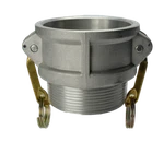 1-1/2" Female Camlock X Mpt Aluminum With Brass Levers Cam & Groove. Fixed Price $25.00.