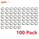 100 Pcs 304 Stainless Steel Clamp Cinch Ring Crimp Pinch Fitting Tubing 1". Fixed Price $20.00.