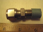 Hoke Gyralok 6cm4316; 3/8" Compression Tube X 1/4 Mnpt Male Connector; Ss. Fixed Price $8.00.