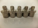 Lot Of 5 Stainless Steel Swagelok Ss-600-1-16w 3/8 Tube X 1 Pipe Socket Weld. Fixed Price $15.00.