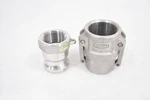 Dixon 100-d-ss, G100-a-ss C&g Couplers, 1" Fem X Npt & Male. Fixed Price $51.99.