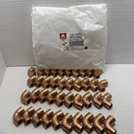 Mueller Industries 1/2 , 90 Elbow Short Radius Street (ftg X C) (lot Of 40). Fixed Price $46.88.