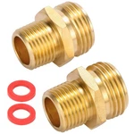 Sanpaint 2 Pack 3/4" Ght To 1/2" Npt Male 3/4 Inch, 1/2 Brass. Fixed Price $13.99.