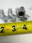 5x) 6502-06-06-fg Brennan 45 Deg Hydraulic Elbow 3/8" Male X Fem 37 Jic Flare. Fixed Price $26.99.