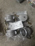 New Lot Of 4 Pt Coupling 2" Aluminum Coupler Dust Cap W/ Latch # 1001120 20v Xmc. Fixed Price $79.99.