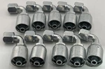 10 Pack Genuine Parker Hydraulic Hose Fittings 13943-8-8 1/2" Fjic 90 Degree. Fixed Price $129.99.