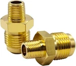 Hooshing 2pcs Brass Flare Tube Fitting 1/8 Male Npt X 3/8 Flare, Copper. Fixed Price $11.58.