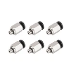 Straight Pneumatic Quick Connect Pressure Fittings M5 X 4mm Pipe 6pcs. Fixed Price $9.27.