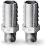 Maacflow Stainless Steel 3/8" Male Npt To 5/8" Hose Id Barb Barbed Fitting. Fixed Price $15.72.