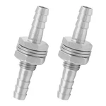 Biaungdo 2 Pcs 1/4" Hose Barb, 304 Stainless Steel Barb 0.25 Inch, Clear. Fixed Price $12.86.