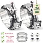 304 Stainless Steel Quick Release V Band Hose Clamp Male Female Flange For Pipe. Fixed Price $42.00.