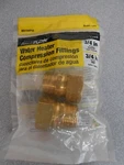 Apollo Flow Water Heater Compression Fittings, Package Of 2, 3/4" Whcomp34. Fixed Price $9.99.