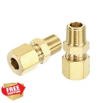 Uxcell 5pc Brass 1/4" Tube X 1/8" Npt Male Compression Fitting. Fixed Price $20.00.