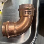 Vishal Prepress 1-1/4 Copper 90 Degree Elbow. Fixed Price $23.37.
