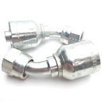 Lot Of 2 Parker 13771-10-8 Female Jic 37 Swivel 45 Elbow Crimp Fitting. Fixed Price $60.00.