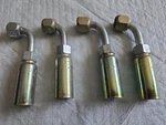 (4) Weatherhead 1/4 Hose Id X 5/16 Female 37 Jic 90 Crimp Fitting 04u-665. Fixed Price $27.20.