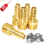 3/8 Barb To 1/2 Npt Male Brass Hose Fitting Adapter 5 Pack Clamps - Us. Fixed Price $27.95.