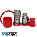 1/4" Npt Thread Flat Face Quick Connect Hydraulic Couplers Stainless Steel Tl240. Fixed Price $104.95.