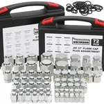 Ancimoon 144pcs Hydraulic Jic 37 Degree And Orfs Flat Face Cap Plug Assor.... Fixed Price $184.00.