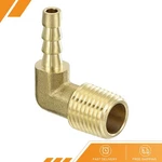 Brass Hose Barbed Elbow Fitting - 3/16" Barb X 1/4" Npt Male 90 Degree. Fixed Price $12.63.