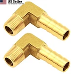 Joywayus Brass Hose Fitting,90 Degree 5/16" Barb X 3/8" Npt-2pcs,. Fixed Price $15.66.