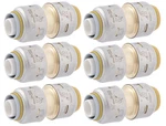 6 Pack Sharkbite Max Ur4008 1/2" Polybutylene Transition Coupling Push Connect. Fixed Price $53.99.