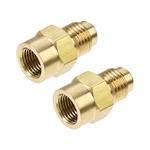 Brass Pipe Fitting, Sae 1/4" Flare Male To 1/8 Npt Female Thread,,2pcs. Fixed Price $10.92.