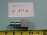 Parker 1/2" Steel Coupler Plug, With 3/4" Female Npt Connection P/n H3f-g. Fixed Price $12.95.