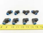 Festo 10mm Tube Push To Connect Elbow Tee Lot Of 8. Fixed Price $10.78.