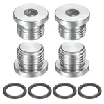 Uxcell 4pcs Sae 1/2-20 Unf Inner Hex Head Pipe Fitting Unf, Silver. Fixed Price $15.27.