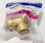 Plumbite C77434lf Jones Stephens 1/2" Drop-ear 90 Elbow, Brass. Fixed Price $19.00.